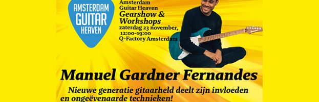 Manuel Gardner Fernandes komt naar Amsterdam Guitar Heaven